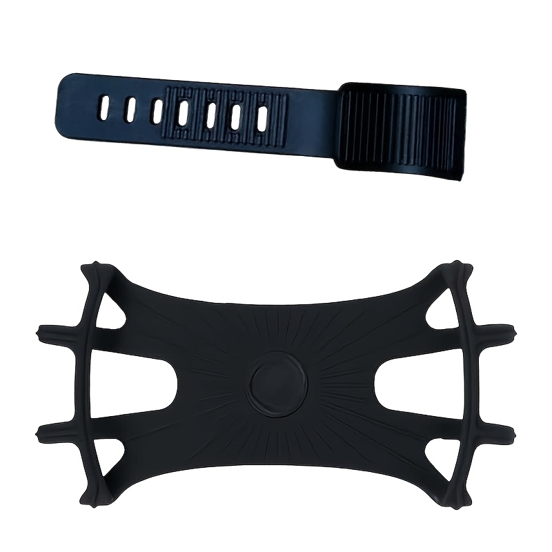 TEMU 2pcs Bicycle Phone Mount Set, Universal Fit For 4-7 Inch Phones, 360-degree Free Rotation And Adjustment, Strong Shockproof And Anti-slip Design