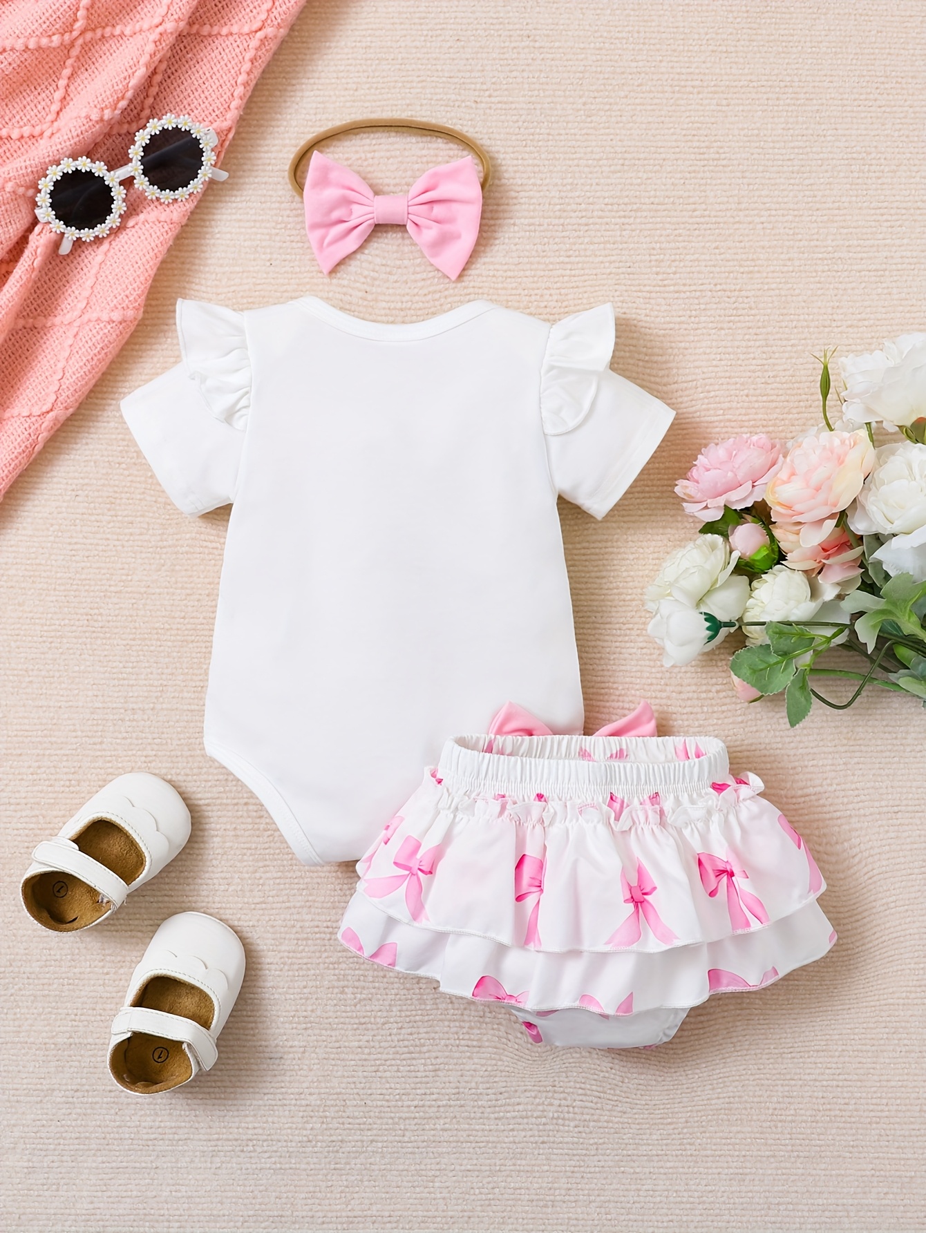 Outfit Newborn Girl Layette Set Newborn Girls' Summer Clothing Set
