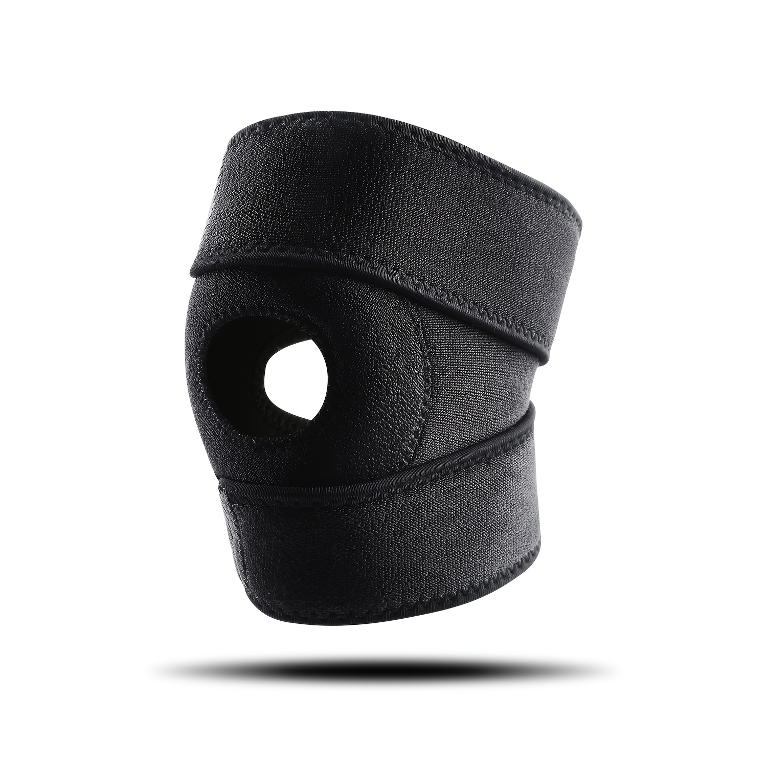 TEMU 1pc VILICO Bande de Genou de Sport Ajustable, Manchon de Genou Élastique pour Course, Basketball, Gym et Sports Quotidiens, Unisexe pour Hommes