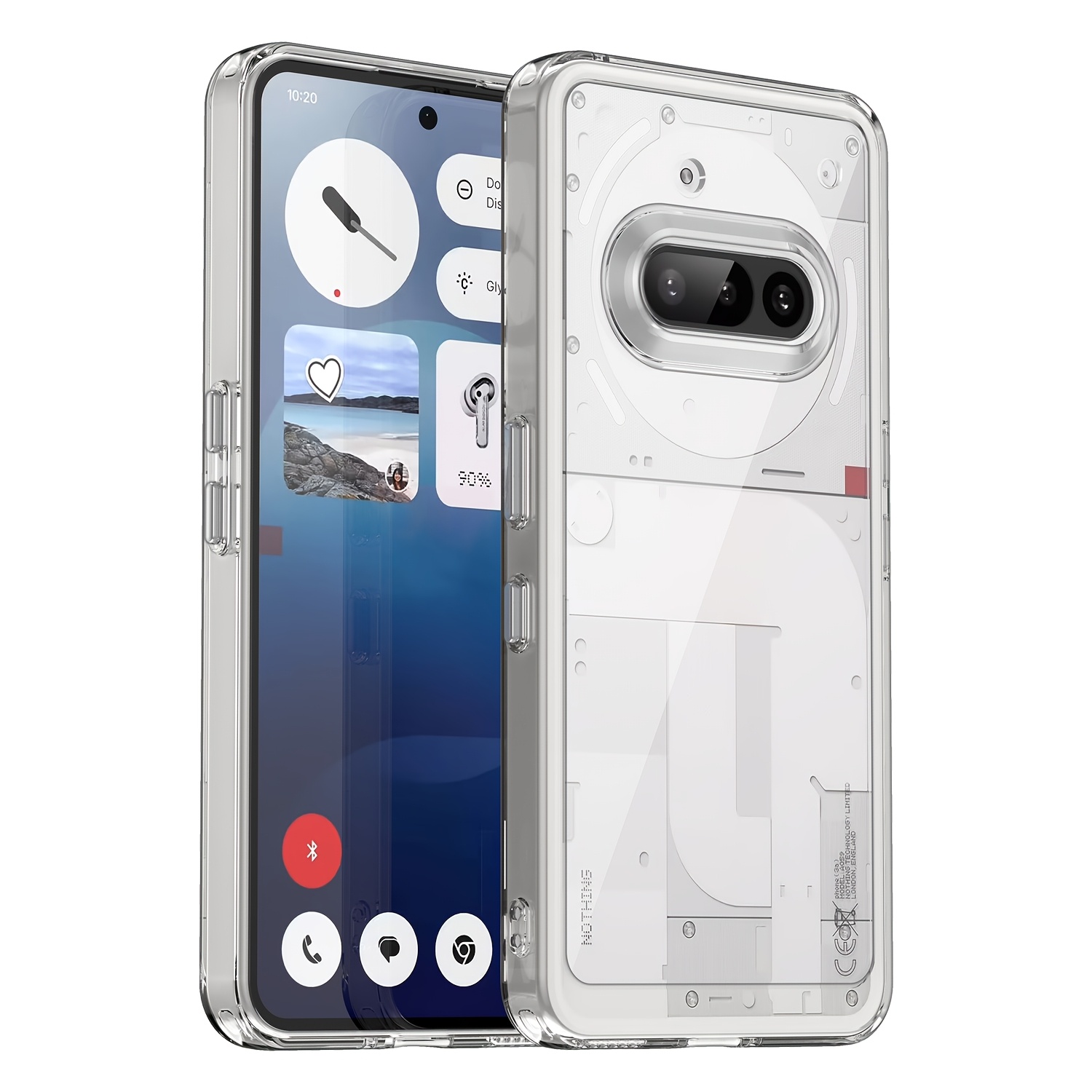 TEMU Custodia per telefono - Custodia, adatta per Nothing Phone 3A/3A Pro, cos穫 piacevole da tenere che non vorrai metterla gi羅, ultra per il tuo