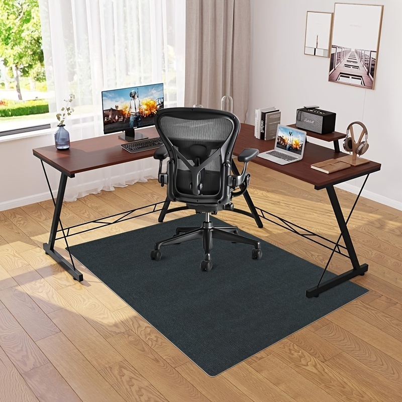 Tapis Protecteur Sol Rond 100 Cm Pour Fauteuil Gaming - Antidérapant Chaise Bureau