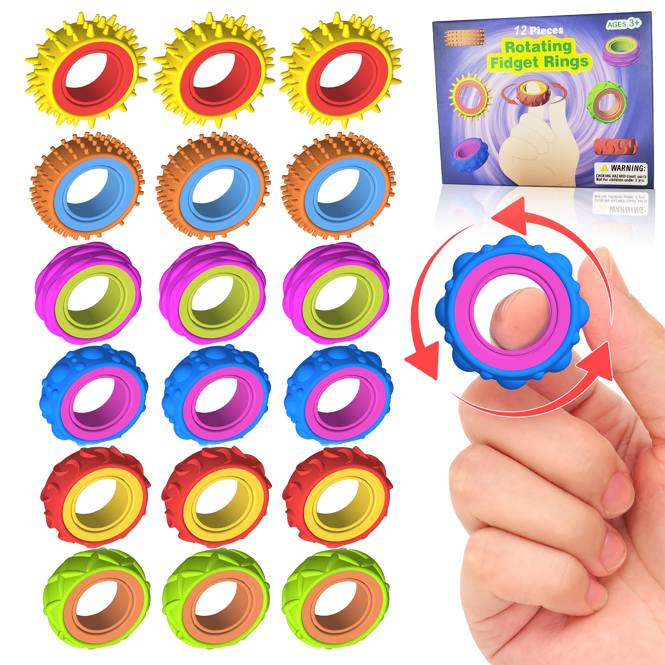 pieza juguete fidget cuadrado lindo transparente Temu Colombia