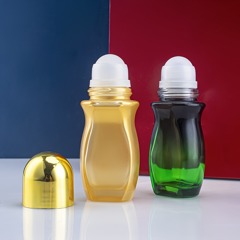 2x Glasflaschen Mit Rollerball 50ml - Für ätherische Öle Und Massageöle