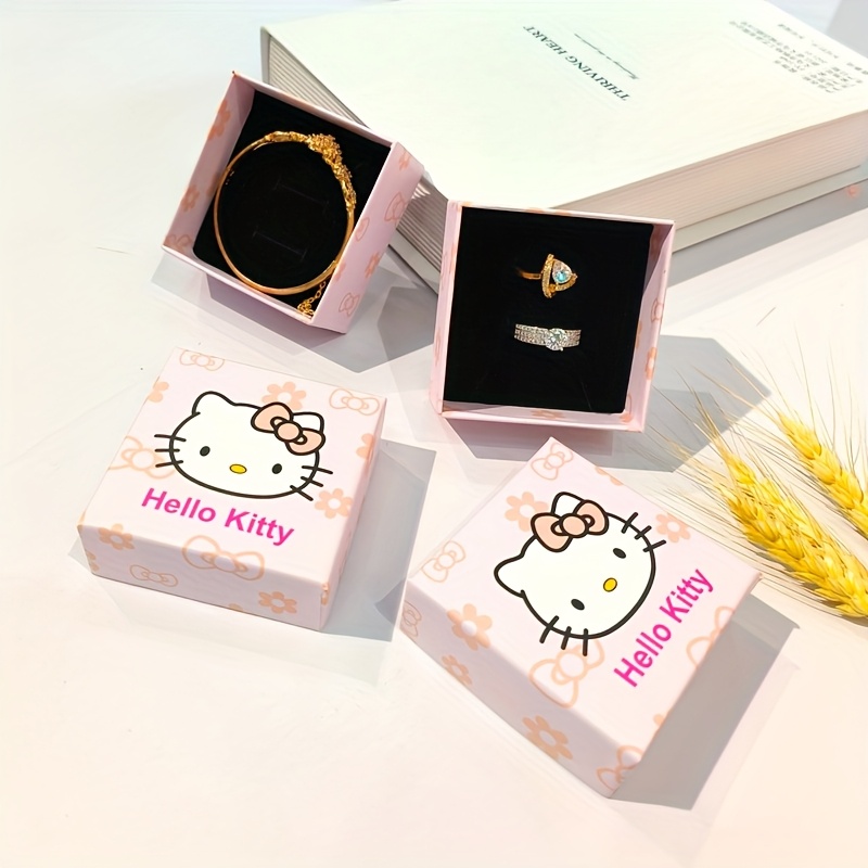 

Boîte Cadeau Organisateur de Bijoux Deluxe Sanrio Hello Kitty - Rose, un Plateau Détachable pour , Bagues, Boucles d'Oreilles & Accessoires - pour d'Anniversaire & de Noël