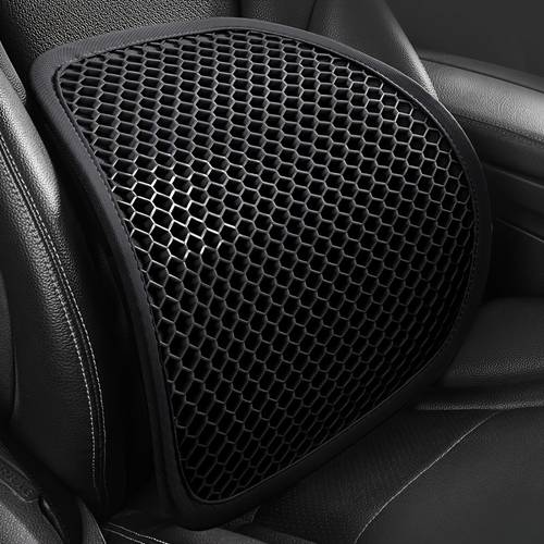 1pc portable ice gel car seat backrest with honeycomb cooling technology lumbar support breathable suitable for driving fit for vehicles lightweight suitable for gifts for fathers bosses summer ventilated backrest