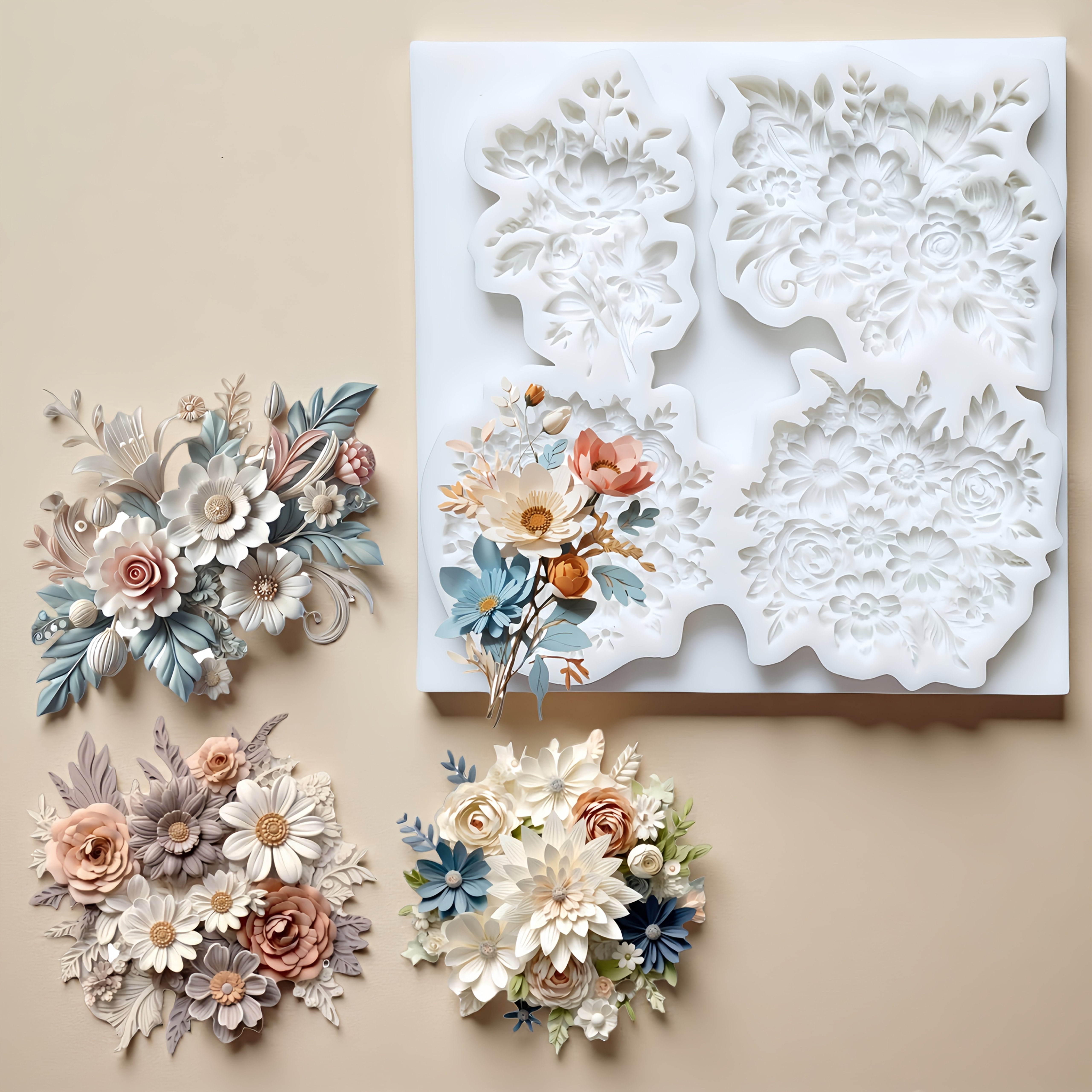 1pc, Cluster Shaped Gummies And Sugar Flipping Molds, Diy Dropper Molds, Kitchen Baking Molds, Cake Decoration Accessories
