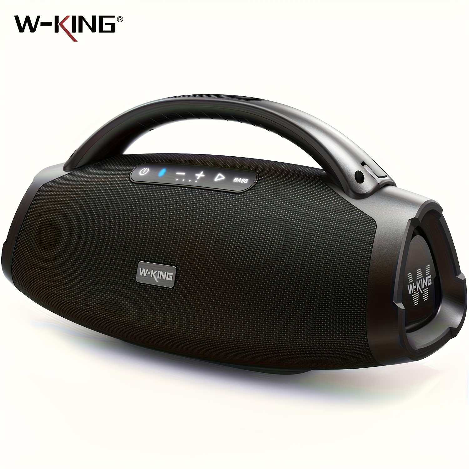 TEMU W-king 200w Rms 300w Portable Wireless Speaker, Large Outdoor Speaker With App Control, 3-way System Of 5 Drivers, With Enhancement, Fast