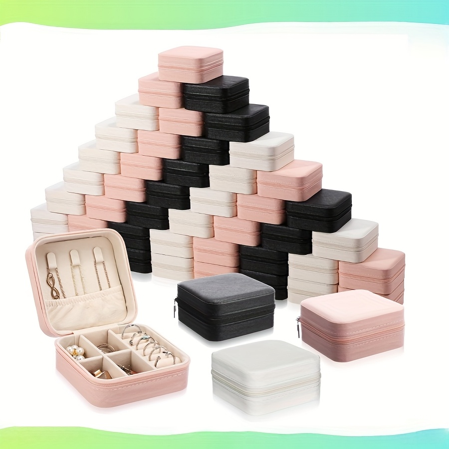 8 20pcs travel jewelry case bulk bridesmaid gift boxes small jewelry box mini organizer box for   gift for valentines day mothers day christmas and graduation season Product details 2