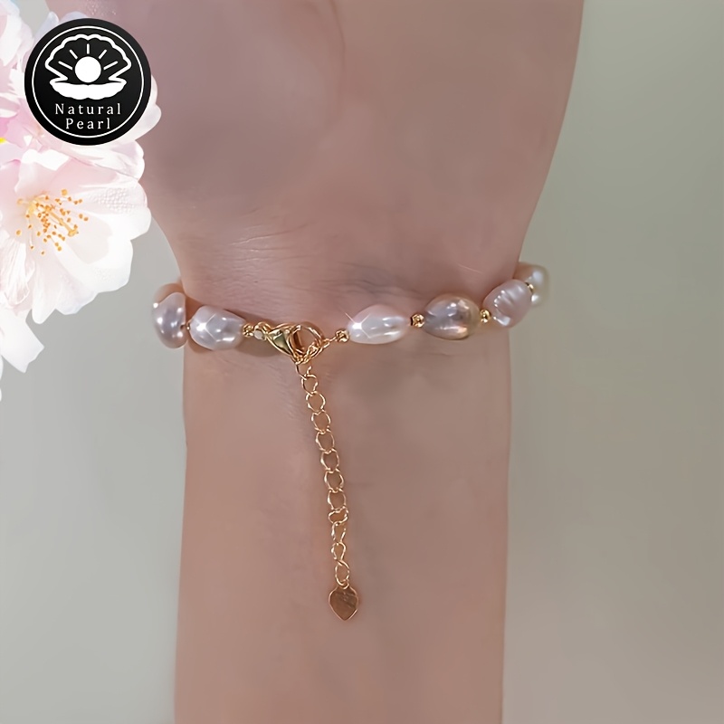 Vintage Freshwater Pearl Bracelet Adjustable Length