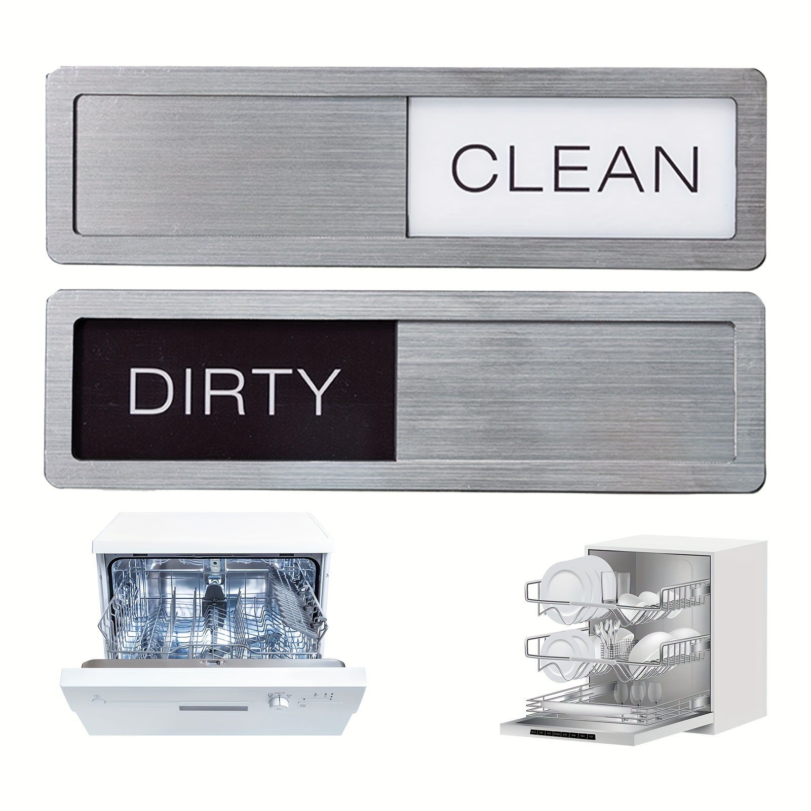 

High-quality Acrylic Dishwasher Magnet - Clean/dirty Indicator, Strong & Stylish Kitchen Accessory