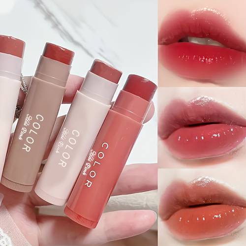 3pcs/1pc Christmas Gift - Berry-Colored Moisturizing Lip Gloss Lipstick, Long-Lasting Color, Hydrating and Moisturizing, Brightens Lip Color, Long-Lasting Waterproof and Fade-Resistant, Easy to Apply, Suitable for All Skin Types
