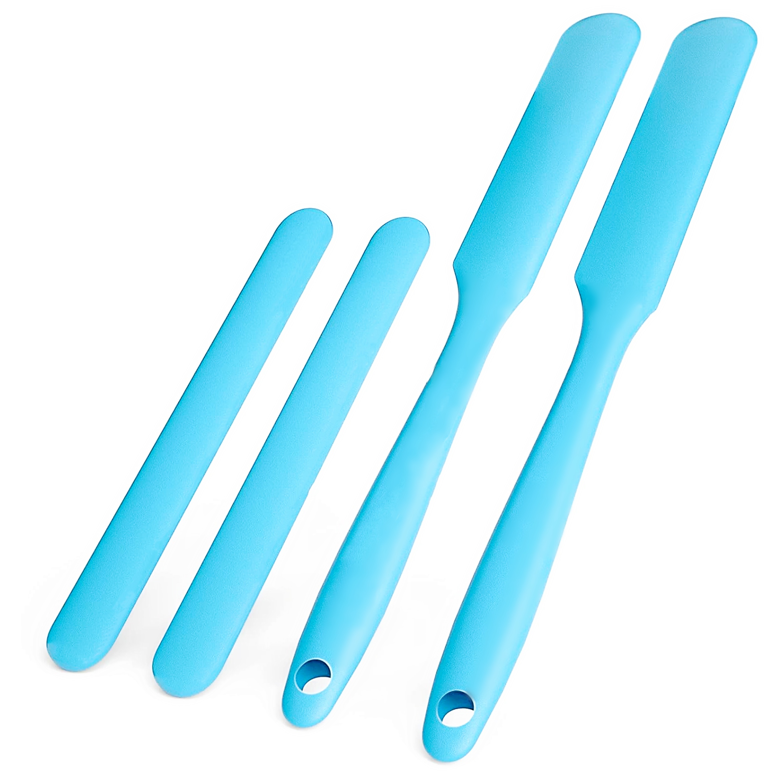 

1 Set Of Silicone Stir Bar Set, 2pcs Of Silicone Stir Bar And 2pcs Of Silicone Scraper For Mixing Resin, Wax, Paint, Epoxy, Diy Crafts