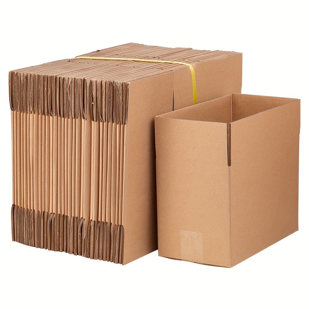 

100pcs Corrugated Paper Boxes 8x6x4"(20.3*15.2*10cm)yellow