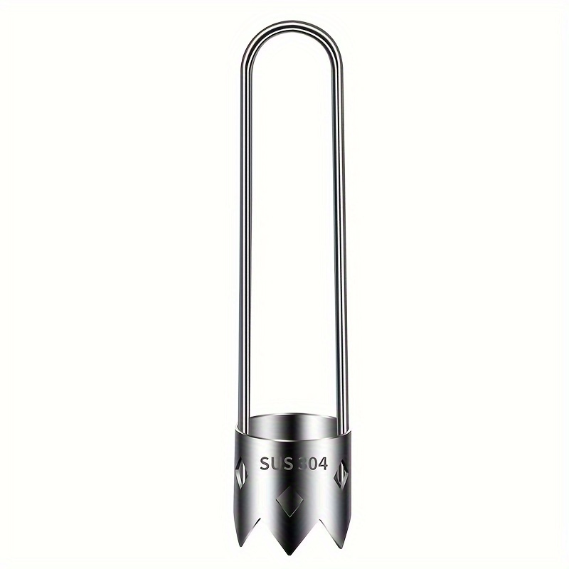 1/2pcs Stainless Steel Corer | Vegetable And Fruit Corer, Kitchen Small Tool, Made Of 304 Stainless Steel