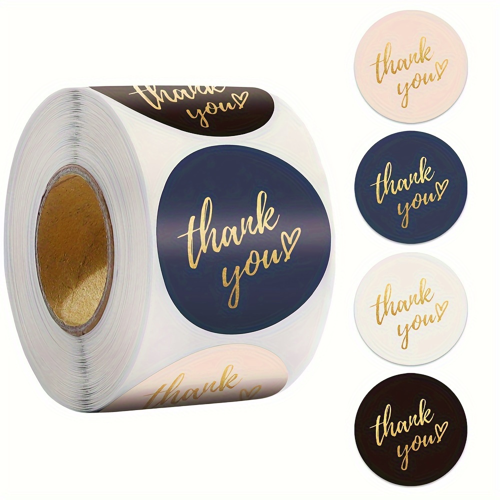 

500pcs Accents, 1- Round -adhesive Labels For And Packaging