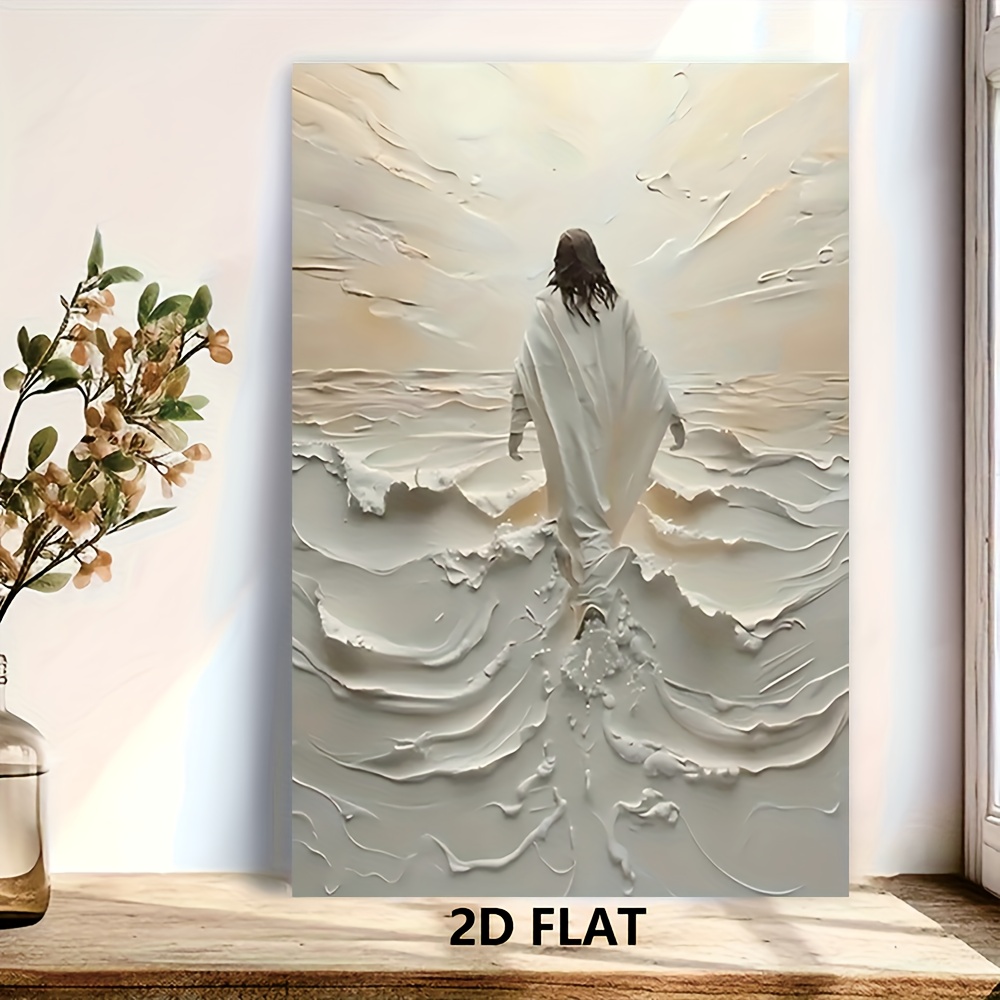 TEMU 2d Flat, [jit]2d Flat 1pc Frameless Wall Murals, Color Paintings, Printed Paintings, Home Decoration Paintings, Canvas Paintings, Canvas Wall