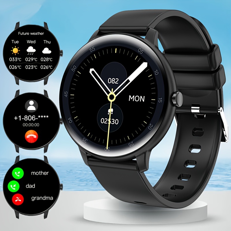 Relojes inteligentes para mujer, rastreador de actividad física para  teléfonos Android iOS brillante de 1.32 pulgadas, elegante, IP68,  impermeable