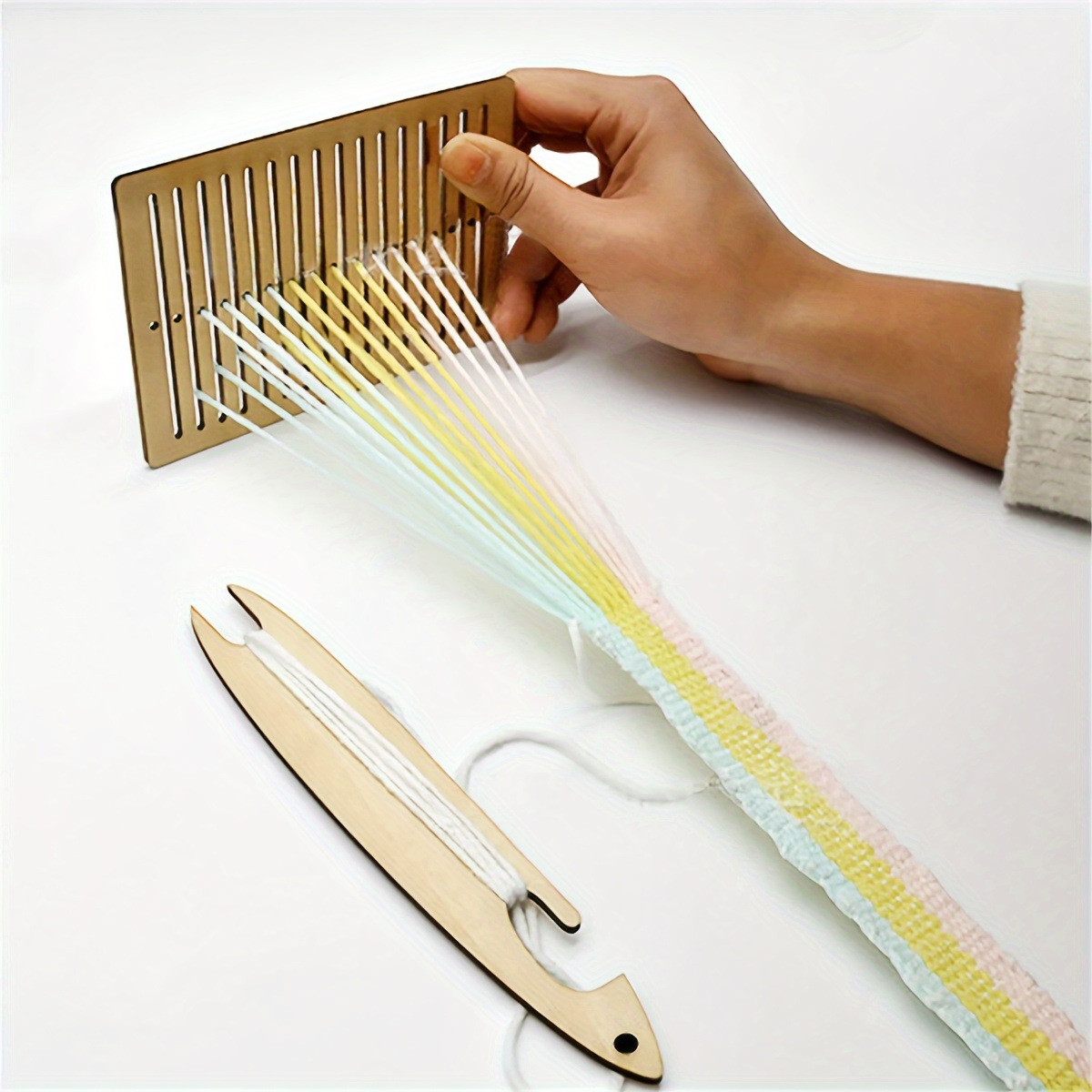 

1 Set Of 2, Diy Waist Weaving , Wood Weaving , Bag Waist Weaving Tool, Sweater