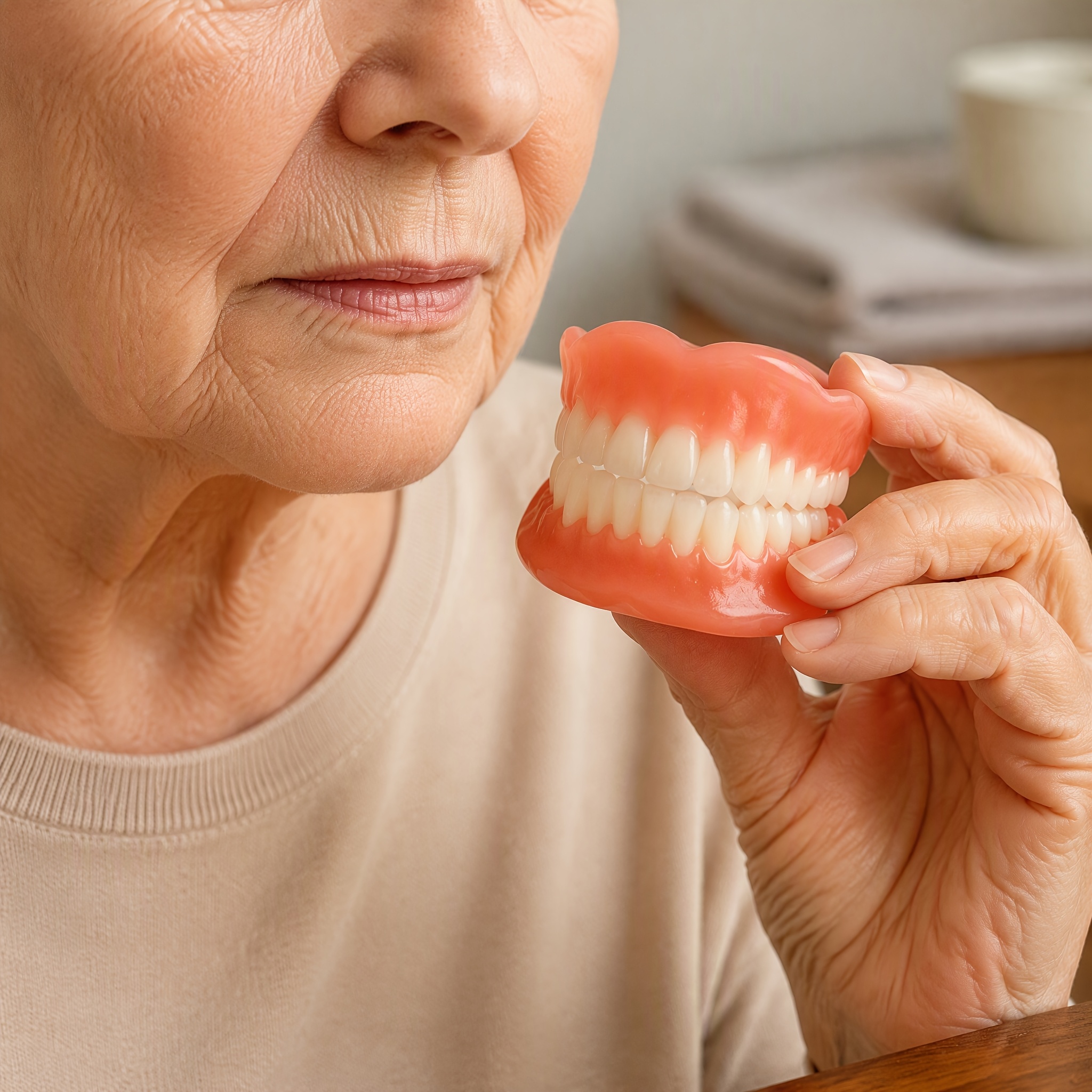 temporary dentures sold on Temu United States