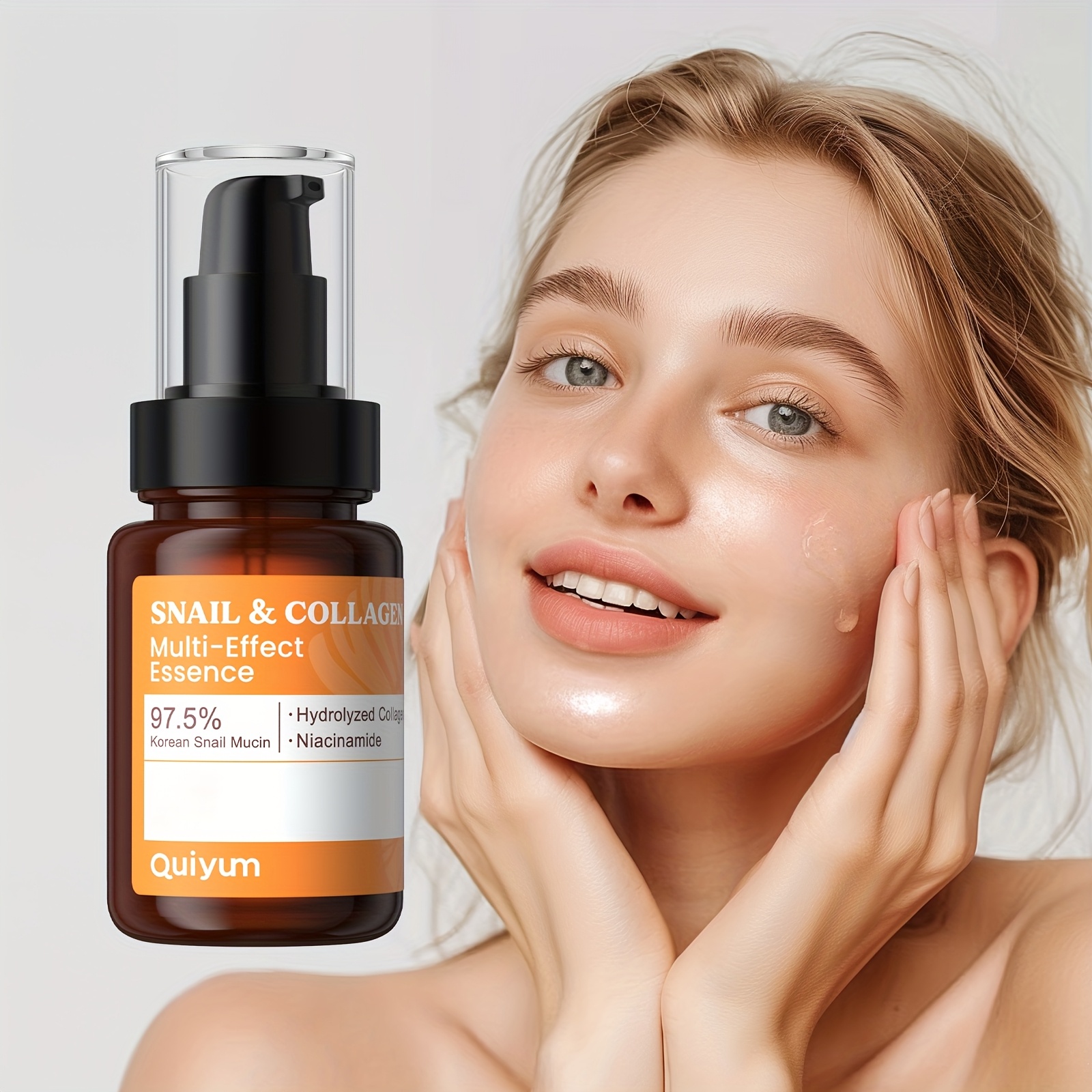 LAIKOU Korejski set za njegu kože s puževim sluzom - 9-proizvodna rutina (Essence od mucin 100ml, Piling/Tonik/Krema Dream) za muškarce i žene, osjetljivu i suhu beige njuštavnu kosmetiku, poklon za Valentinovo, svih tipova tena, azijska ljepota