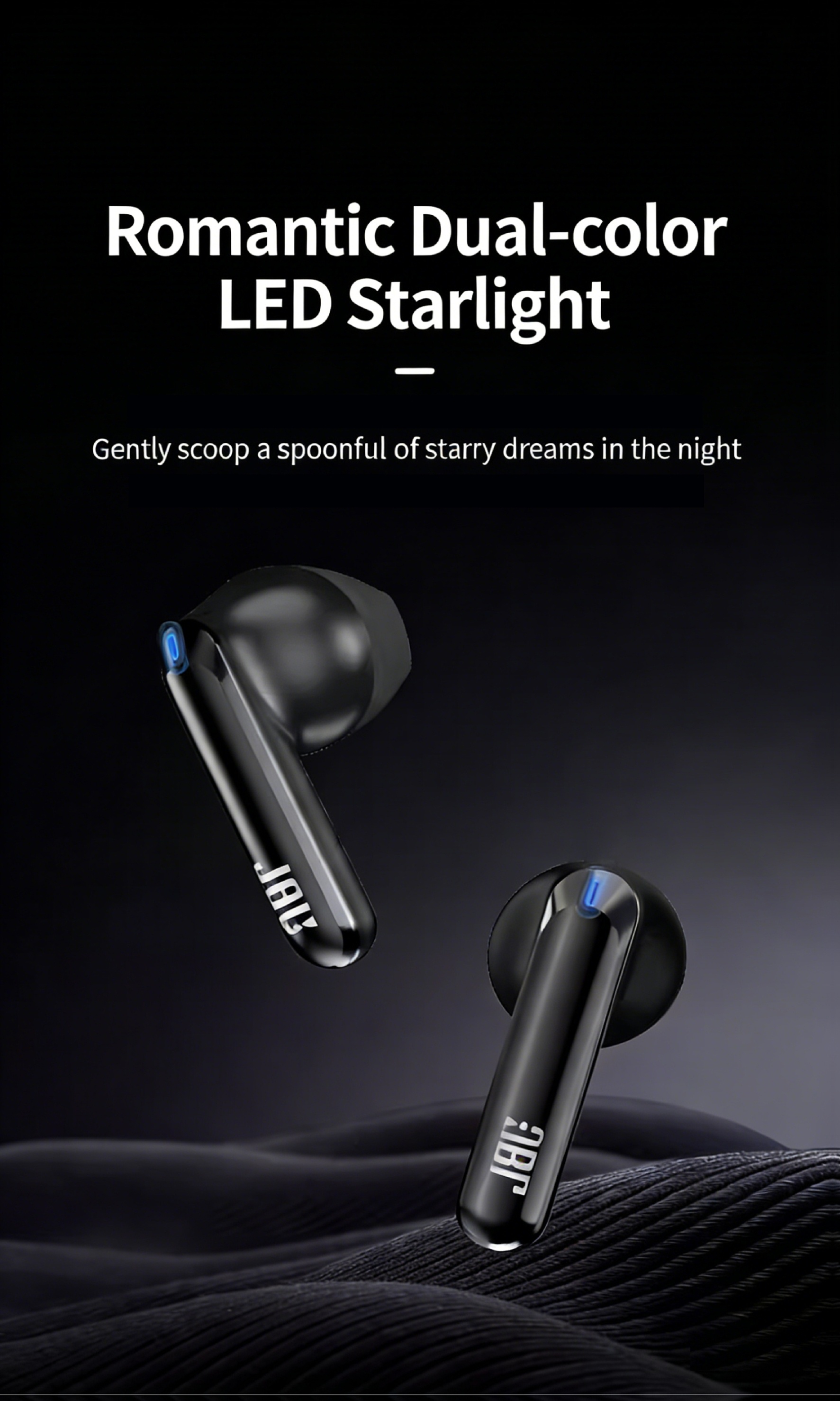 JBL T280TWS X2 True Wireless Earbuds, 12mm Dynamic Driver Deep Bass, DSP Call Noise Cancelling, Bluetooth 5.3 Stable 15m Connection, 24H Total Battery + 10Min Fast Charge, 3.4g Lightweight Semi-In-Ear, Low Latency Game Mode, IPX4 High Quality, Type-C