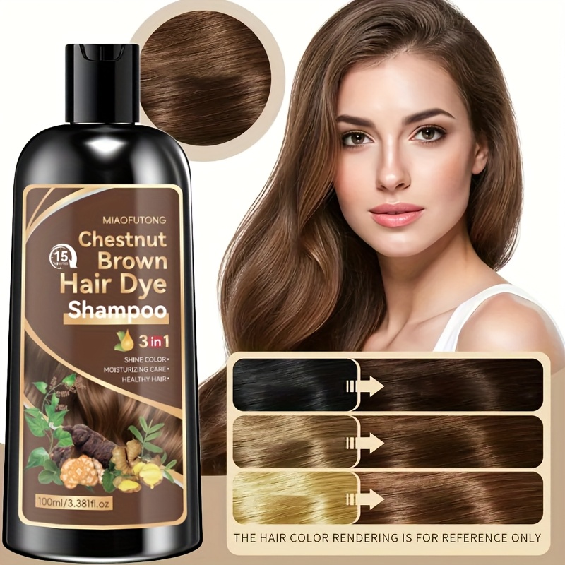 3 in 1 Color Treating Shampoo Gray Hair Coverage 3 in 1 Easy