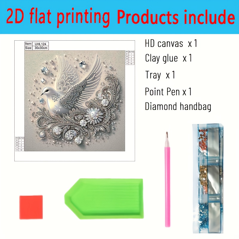 Image of 1pc Adult Diamond Painting Kit, Special Shaped With Partial Diamond Inlay Painting Mosaic Technology, Handmade Creative Production Your Creative Inspiration And Passion