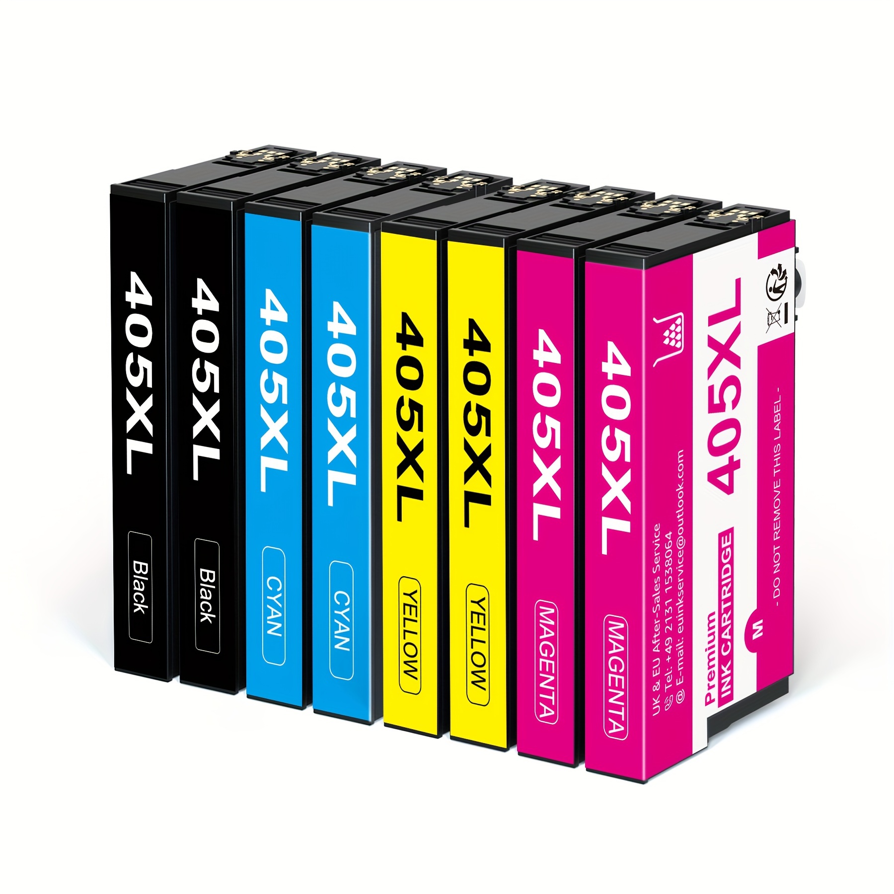 405xl Ink Cartridge Multipack 405 Xl Printer Compatible With Workforce Ec-c 7000 Pro Wf-3800 Series Pro Wf-3820 Wf-3825 Wf-4800 Wf-4820 Wf-4825 Wf-4830 Wf-7830 Wf-7835 Wf-7840 Wf-7310