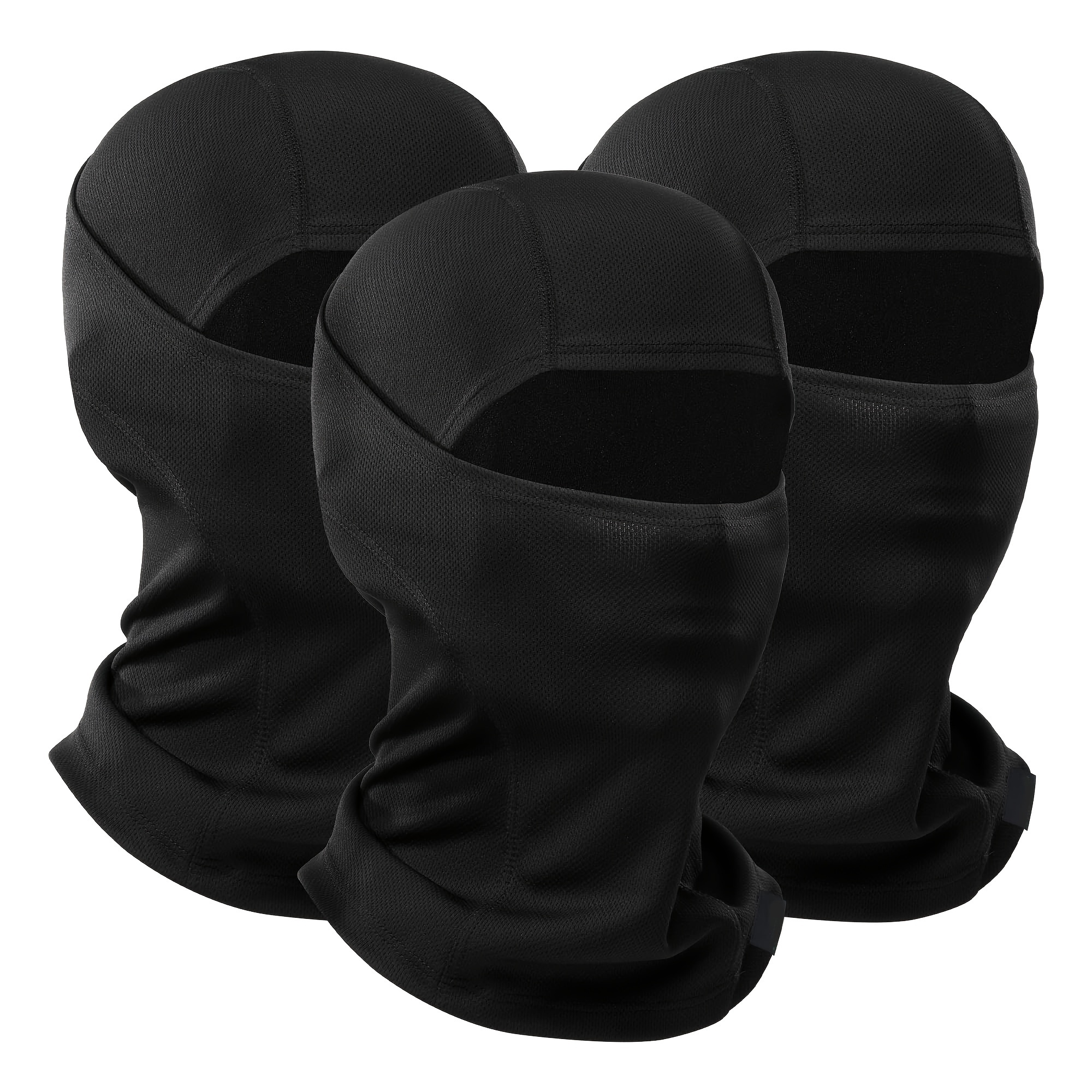 

3-pack Balaclava Ski Mask For Men And Women - Breathable, Polyester Outdoor Sports Headwear With , Hand Washable