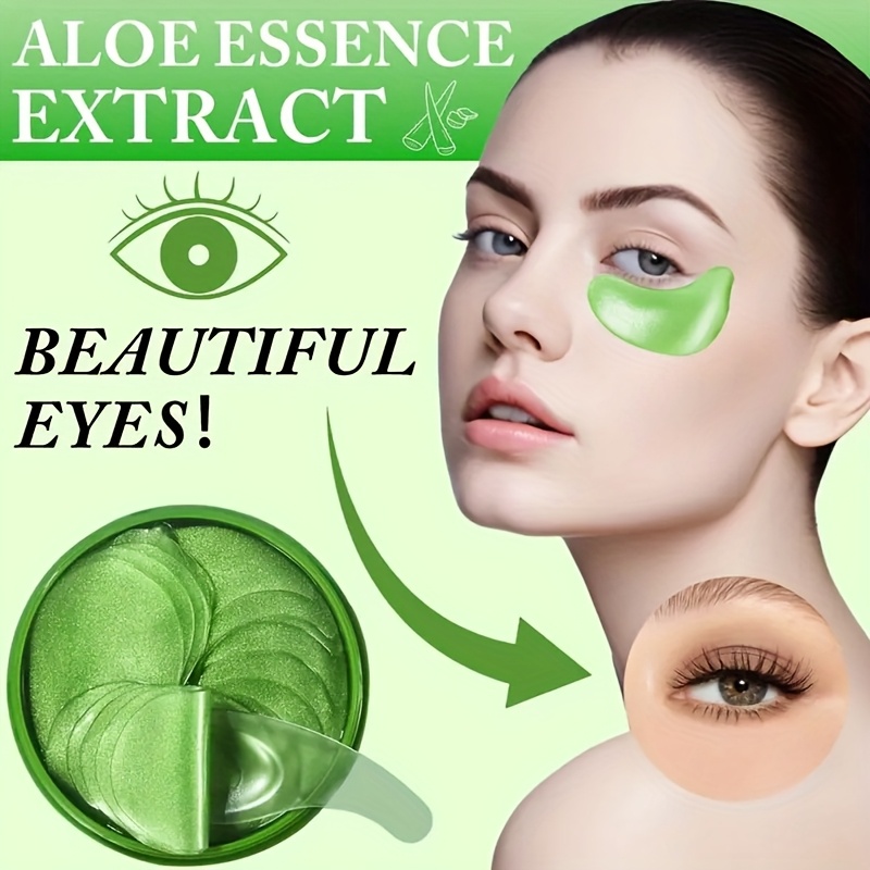 60pcs aloe vera collagen eye serum cream eye patches 96 aloe - Temu