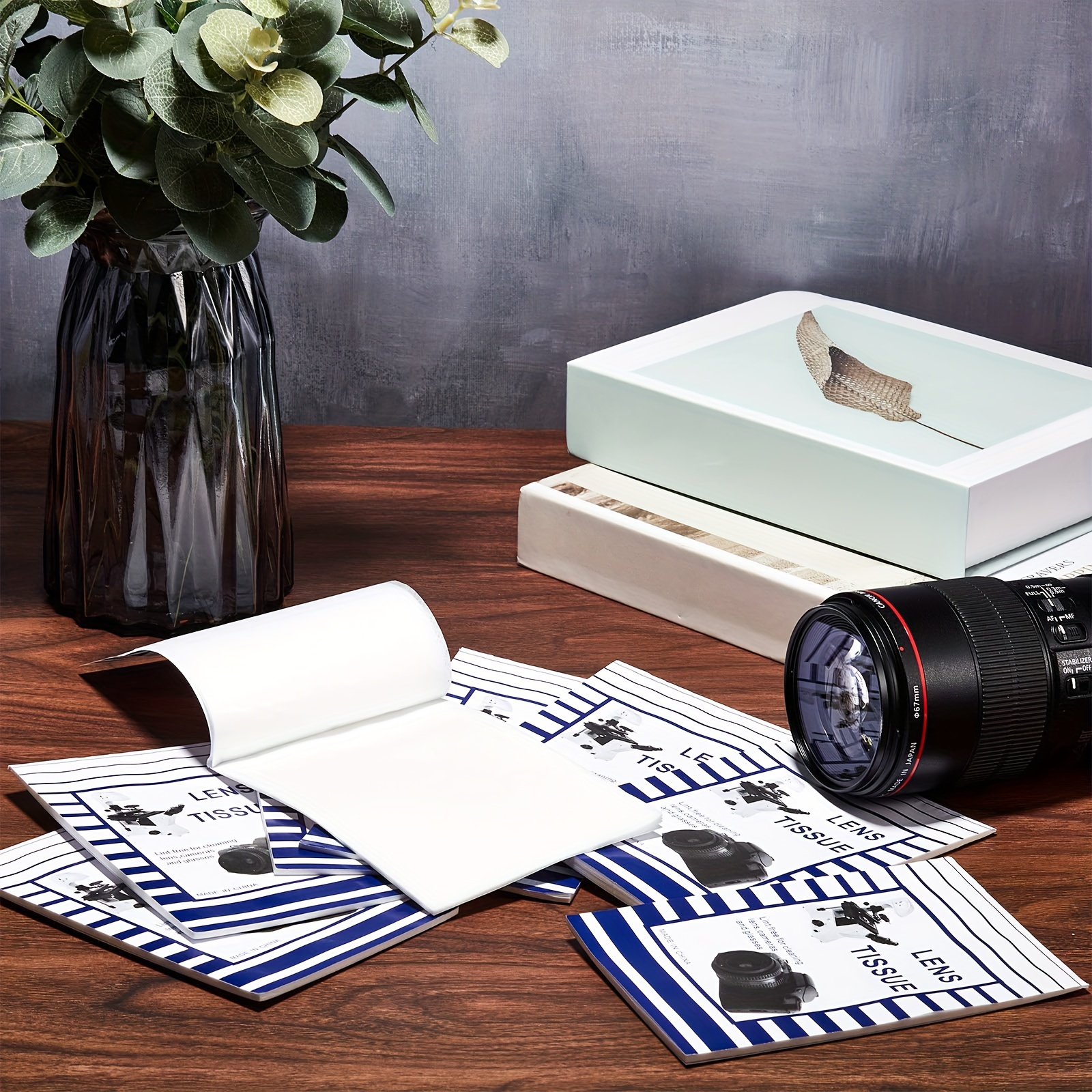 Lens Cleaning Paper Microscope Lens Paper Used Camera Lenses Temu