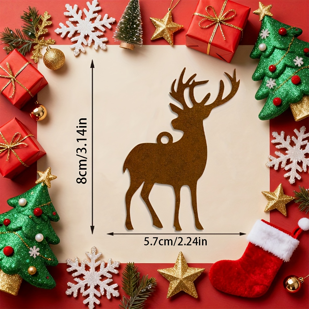 TEMU 1pc Of Vintage Metal Elk Ornament - Distressed Outdoor/wrought Iron Elk Sculpture, Suitable For Elk Wall Decorations Or Elk Statues For Gardens,