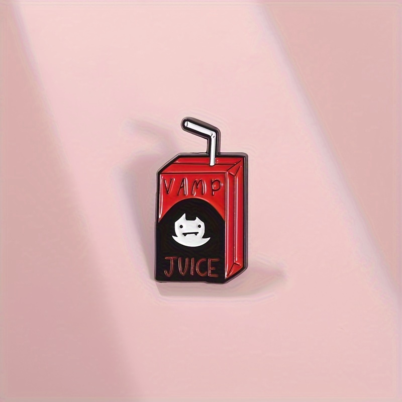 

Juice Cute Brooch - Enamel Brooch, Metal Badge, Fashion Accessory For Clothing, Backpacks, And More