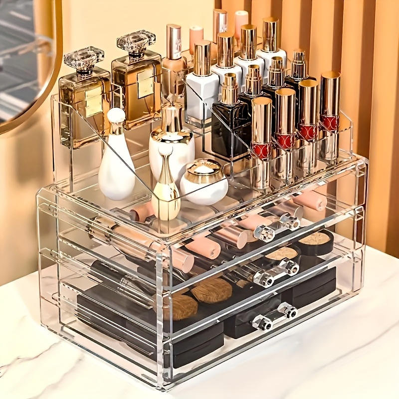 

Transparent Storage Rack Made Of High-quality Plastic, Aesthetically And Practical, With Large Capacity For Storage, Featuring 16 Open Compartments.