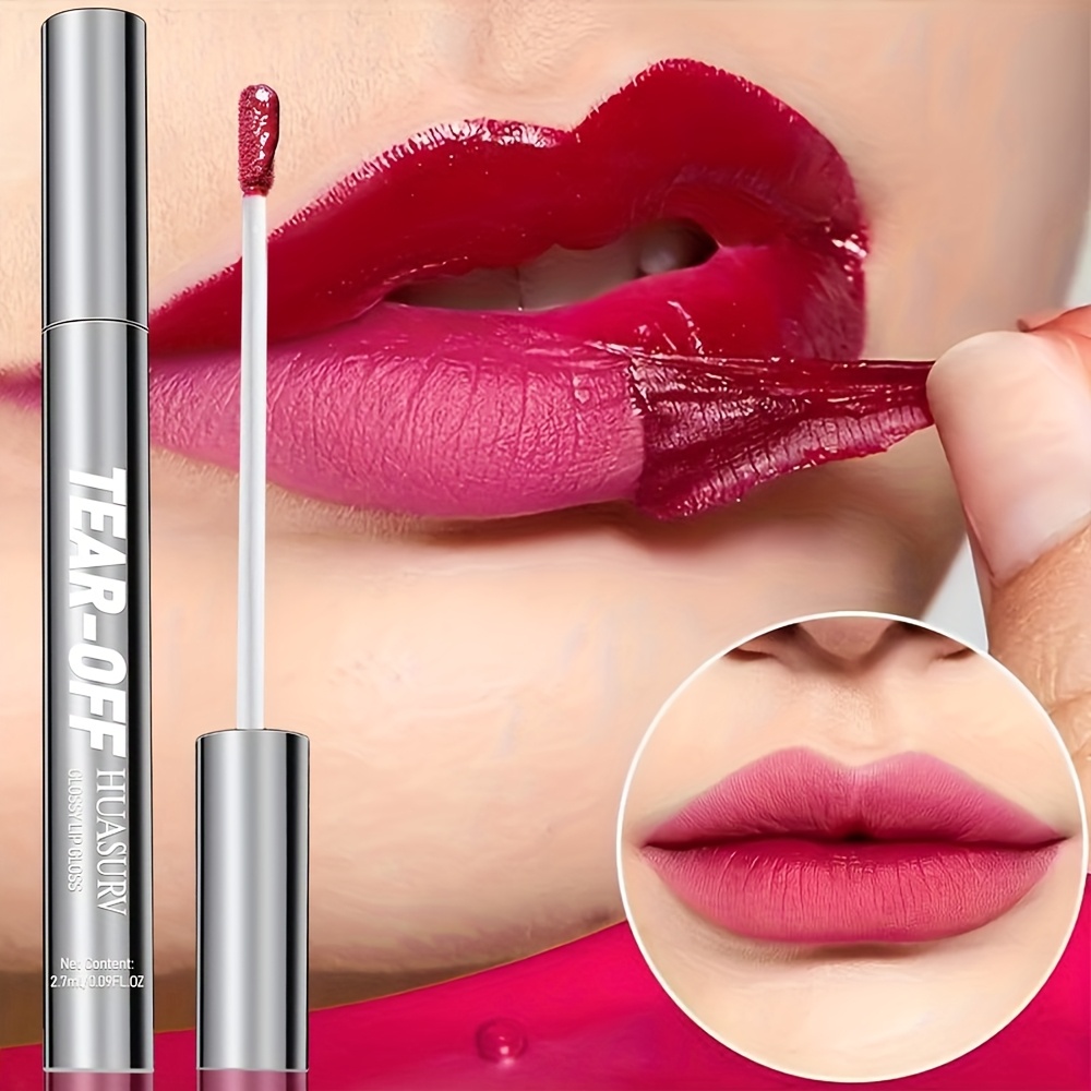 HUASURV Lip Glaze for Highly Pigmented & Moisturizing Finish