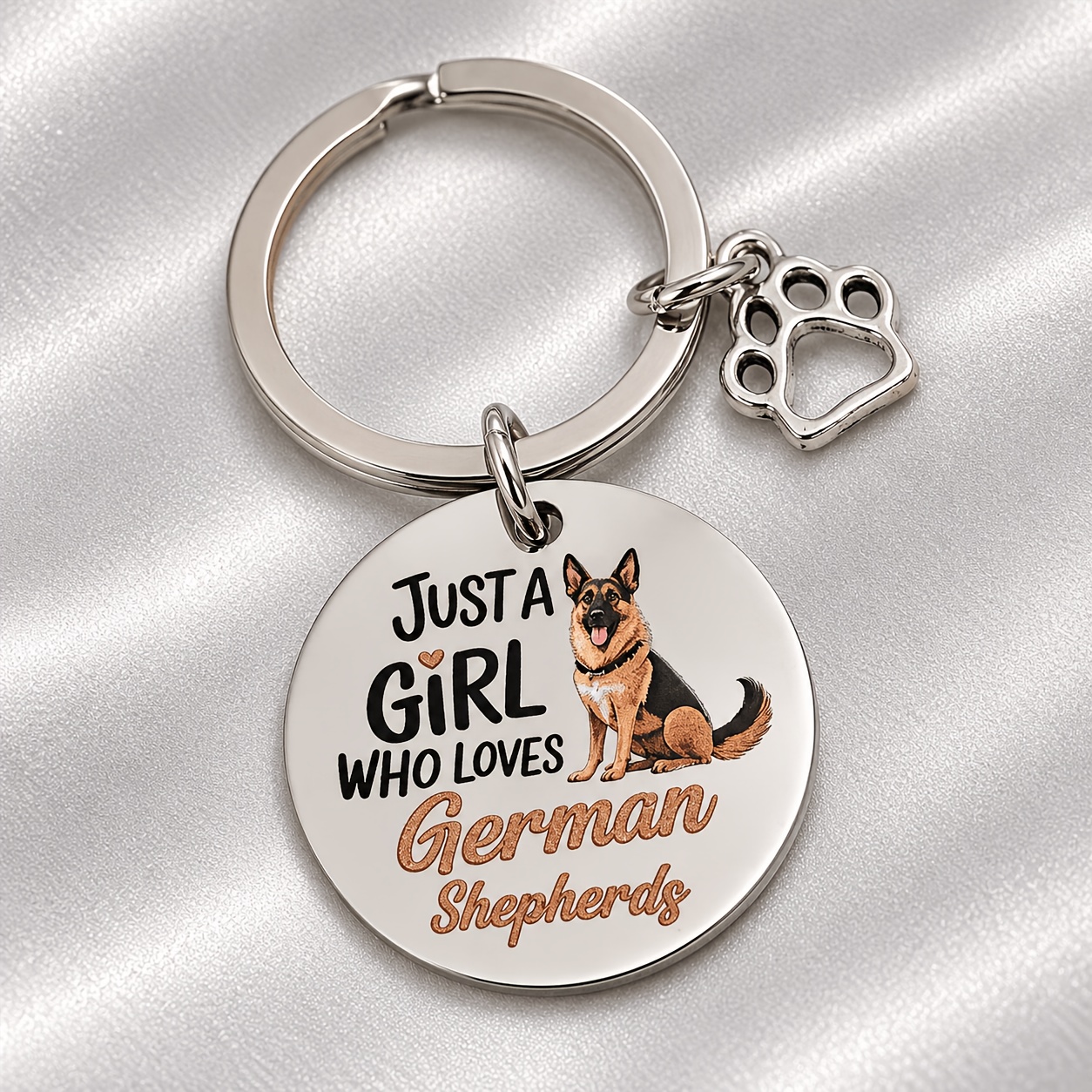 TEMU German Shepherd Gifts Keychain German Shepherd Bag Charm Birthday Gifts For Women