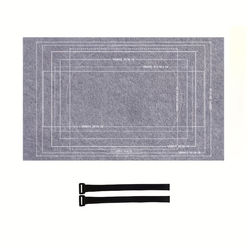 Tapis De Puzzle 2000 Pièces En Feutre Noir + Tube Gonflable - Couverture Rangement Portable
