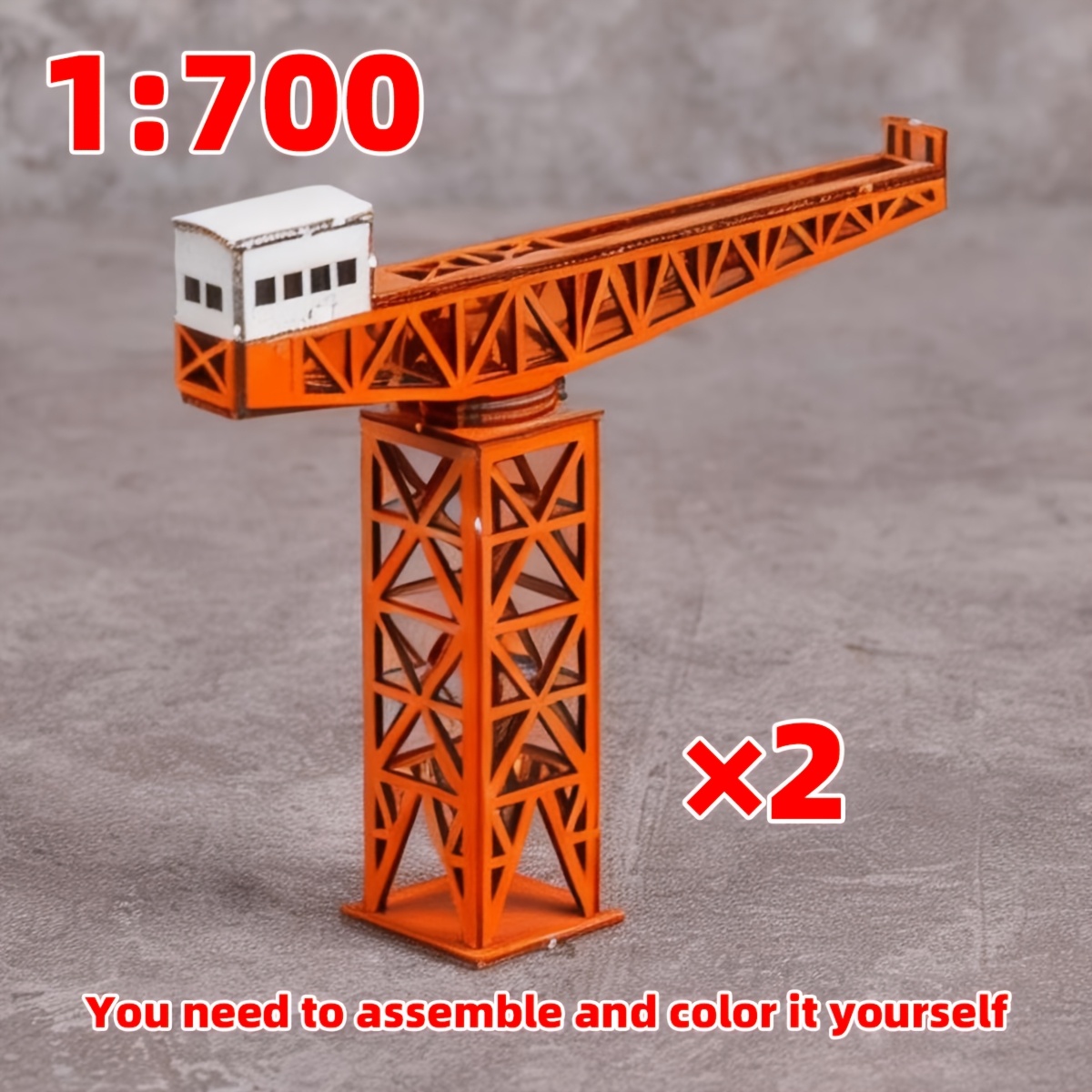 1/700 Scale Model Kit, Dock Naval Base Tower Crane Diorama