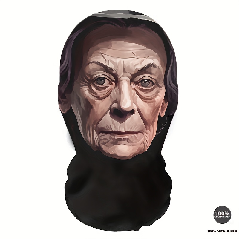 gruselige lustige oma-maske halloween kostüm party-requisite mit