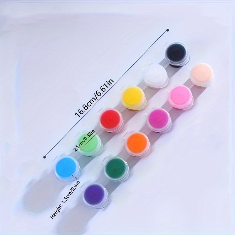 Mini Paint Containers Lids Acrylic Paint Storage Box Empty - Temu ...