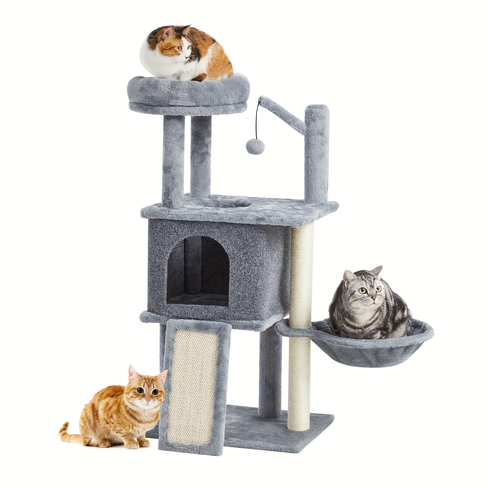 

Tscomon 36.6" Cat For , - Scratching Posts, Cat House For , For And