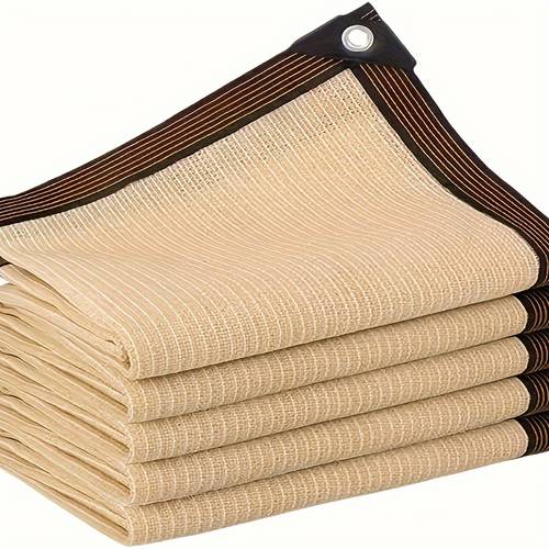 item picture 1pc durable yellow shade net garden shade cloth plant shade cloth greenhouse shade net for garden flowers chicken coop house multi size