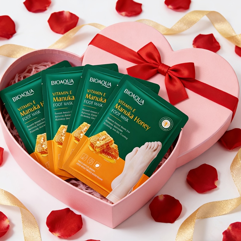 10 stück packung vitamin e &  -    feuchtigkeits-fußmasken für extrem trockene, rissige füße, winter-hautpflege, pediküre-salon &   pflege - nährend für empfindliche haut in hellbeige