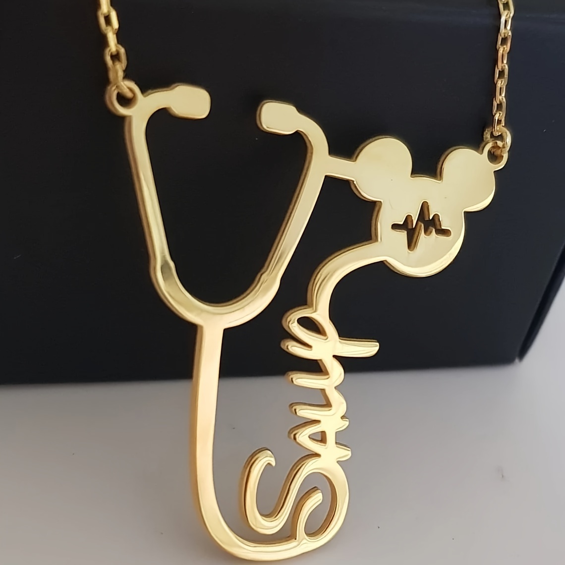 

Personalized Steel Stethoscope & Necklace - Pendant, For Nurses & , Jewelry