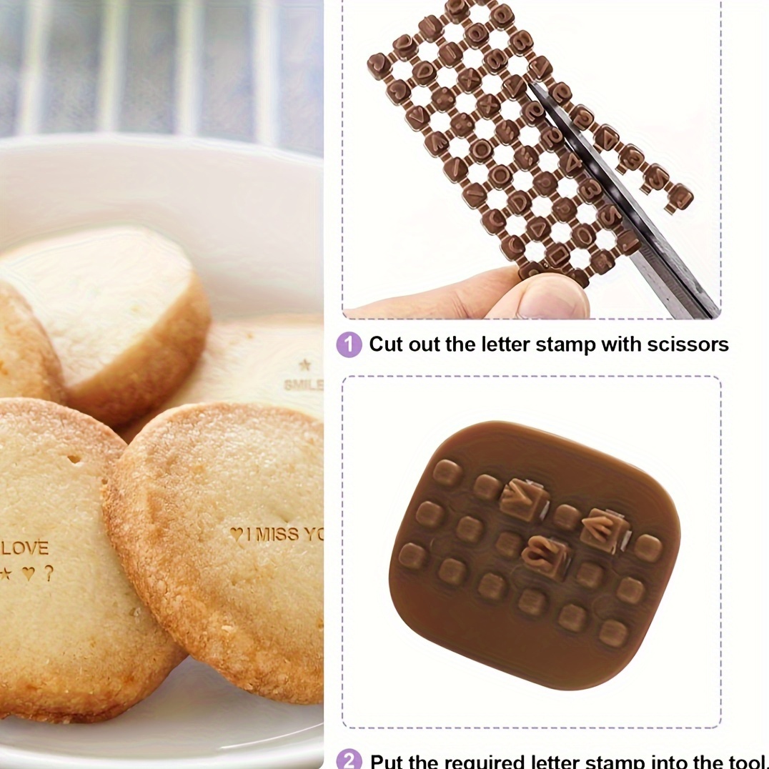 Polymer Clay Letter Stamp Mini Alphabet Number Letter Stamp Temu