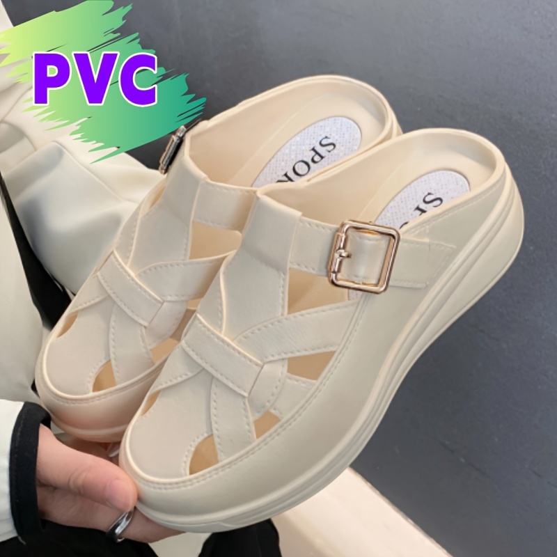 womens out summer slides slides slippers details 0