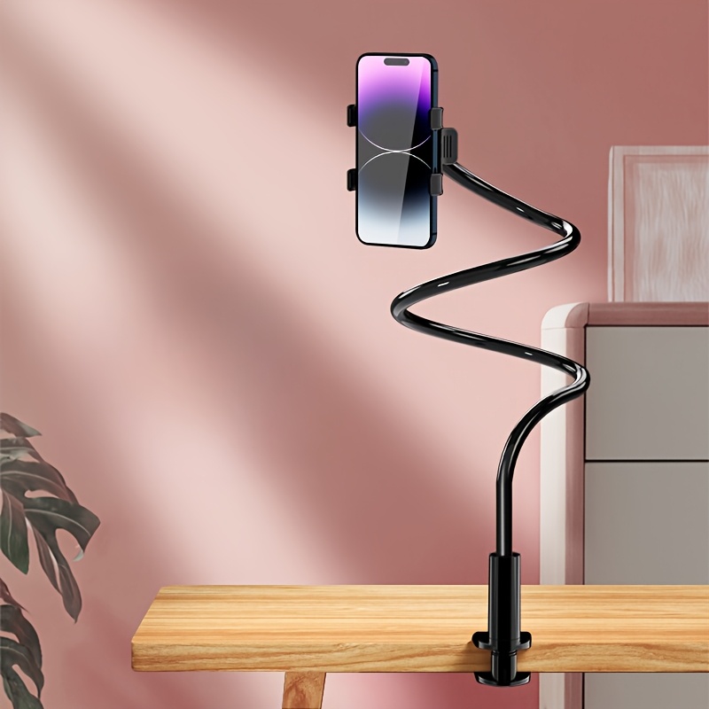 E-shop TV-Ständer Handyhalterung, dicker TV-Ständer für das Badezimmer mit 360° Omnidirektionalrad, der Richtungswinkel kann eingestellt werden,