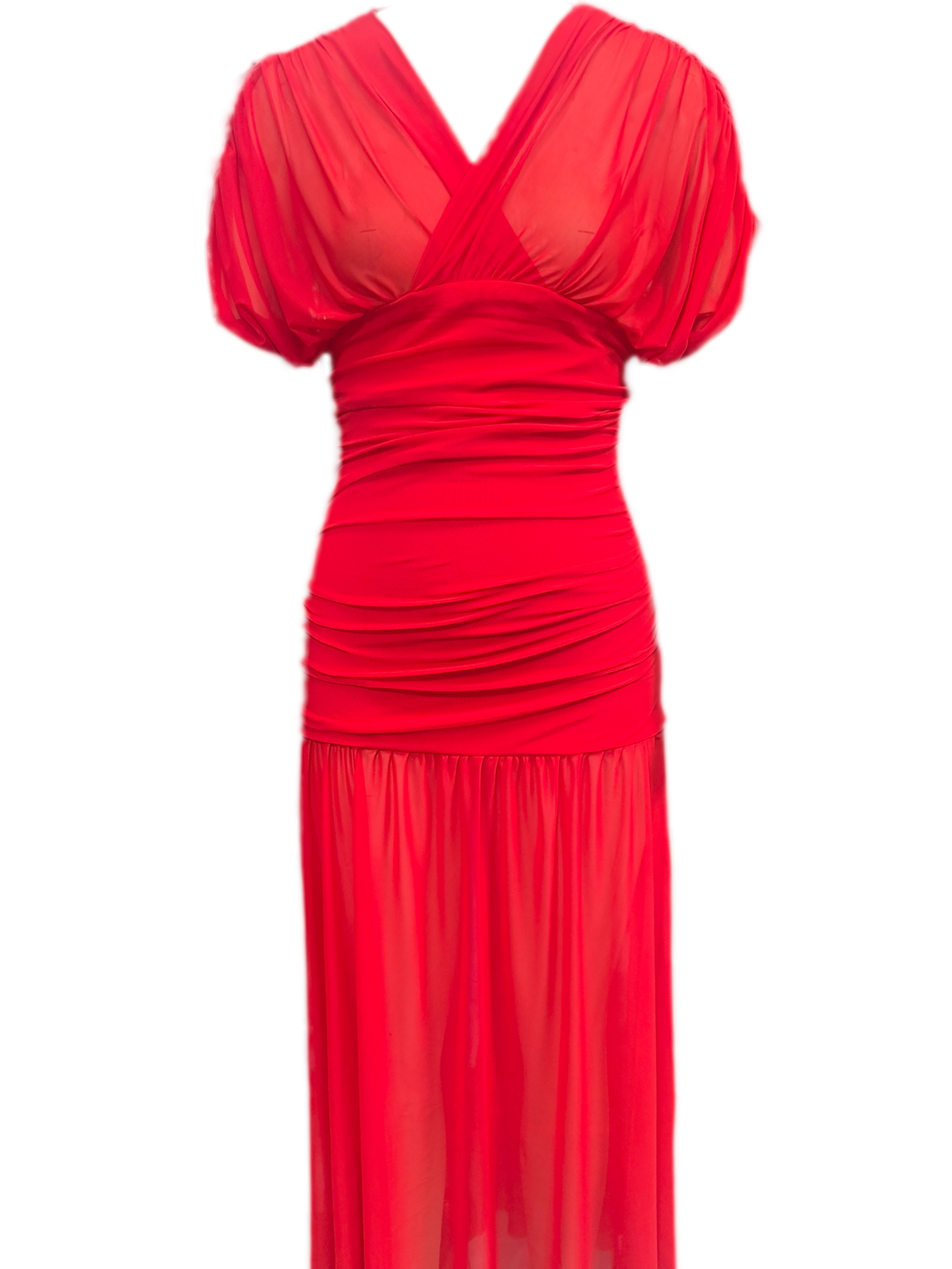 slim fit dress slacks Shop Red V Neck Lace Insert Fit And Flare Dress - for Women | OUTZIDR main image 0