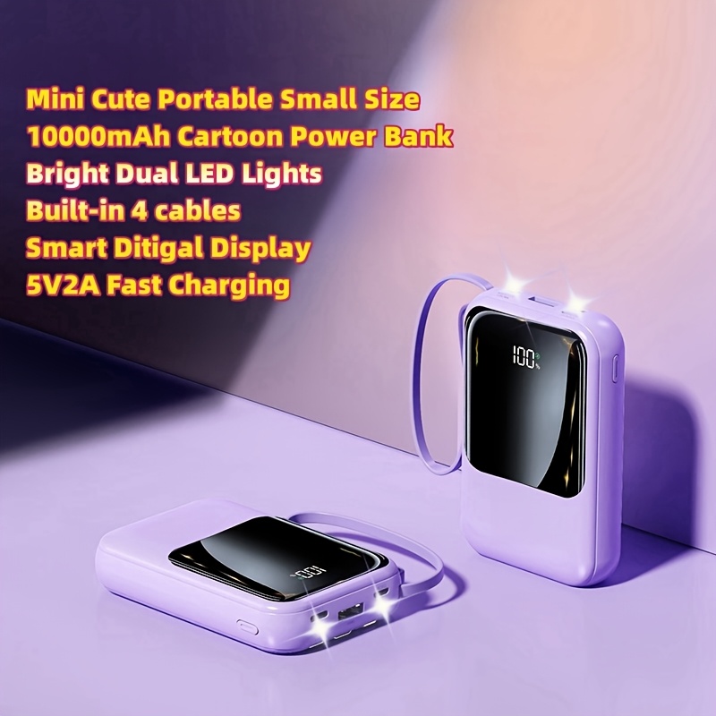 Cute Hand Held Phone Charger Cute Power Bank Portable Usb