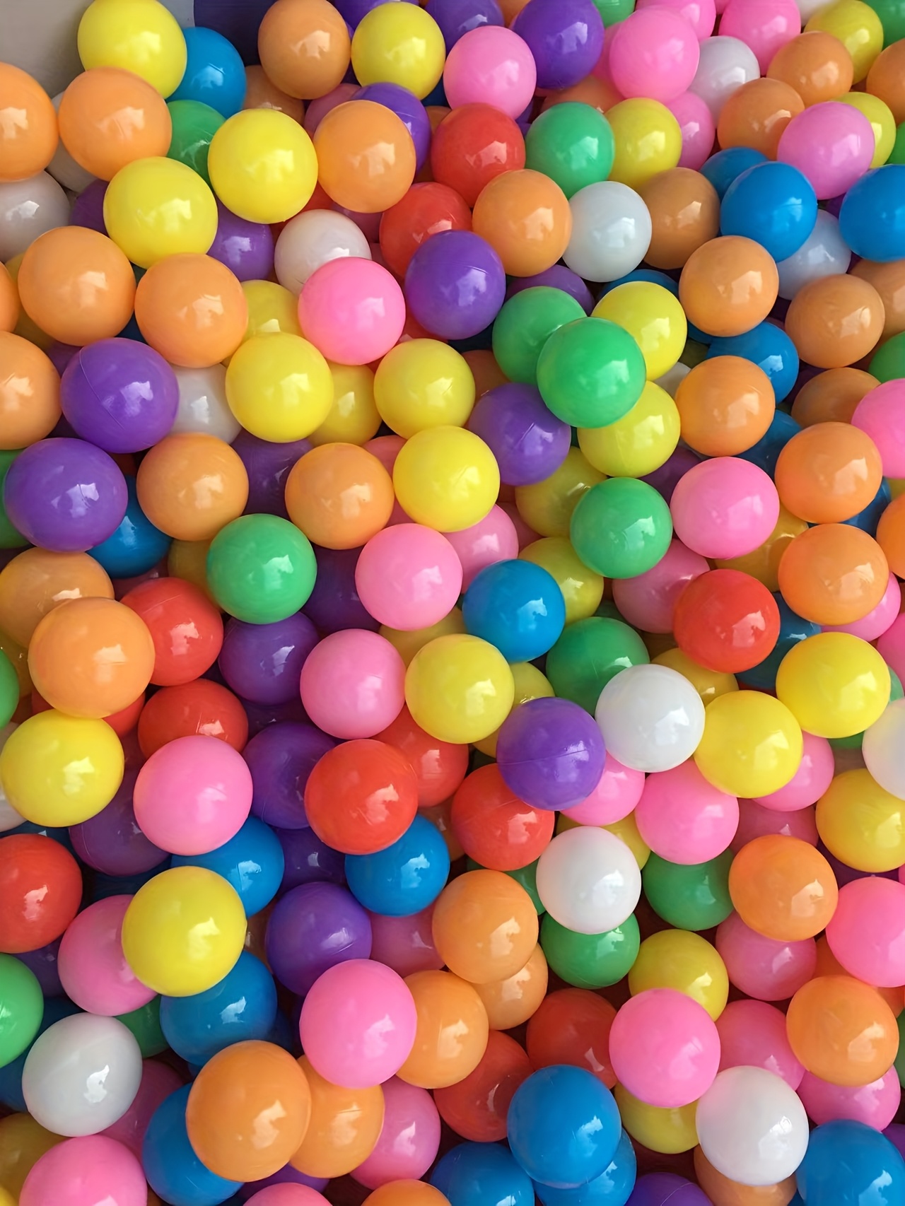 60pcs/110pcs/125pcs Colorful Bobo Balls for Youngsters Mixed Color Ocean Balls, 2.17/2.75in PE Material Perfect for Outdoor Sports And Water Play, Great Fun Toy Balls